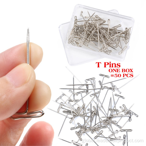 T Pins Needles T Shape Wig T-Pins Needles for Wig Weaving Manufactory